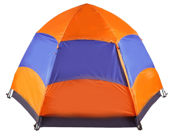 5-8 Person - Six Corners Automatic Tent Sunshade Summer Camping Rainproof Shelter Tent For Family