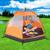 5-8 Person - Six Corners Automatic Tent Sunshade Summer Camping Rainproof Shelter Tent For Family