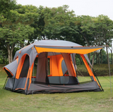 6-12 Person Luxury Two Bedroom Double Layered Tent - All Season Camping, Outdoor & Party Tent