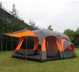 6-12 Person Luxury Two Bedroom Double Layered Tent - All Season Camping, Outdoor & Party Tent