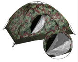 1-2 Person Outdoor Portable Single Layer Tent - Waterproof Anti-Mosquito Anti UV Camping Tent